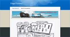 Desktop Screenshot of frugal-science.com